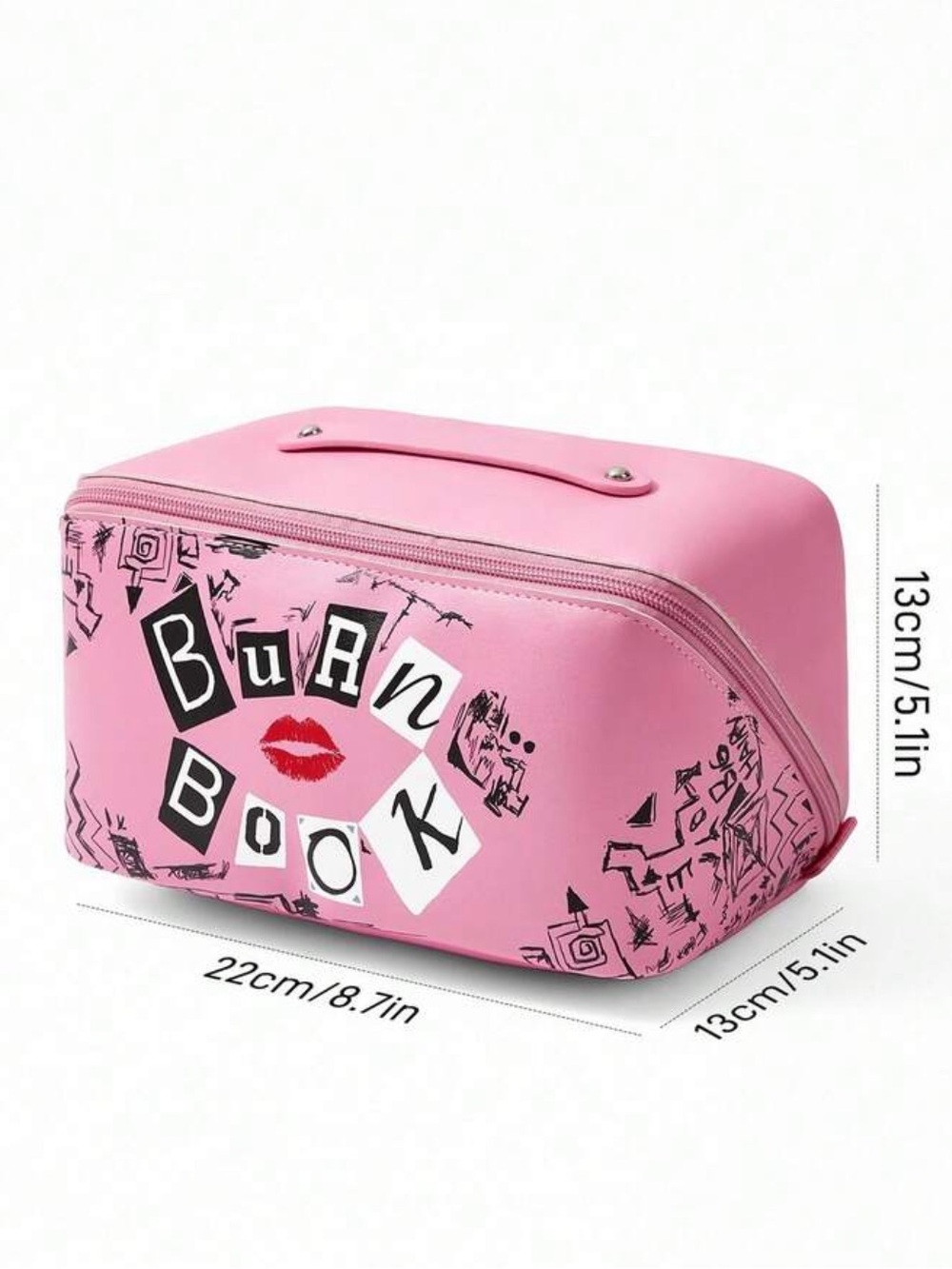 Macy's Pink 'Burn Book' Cosmetic Case - Picture 3 of 3